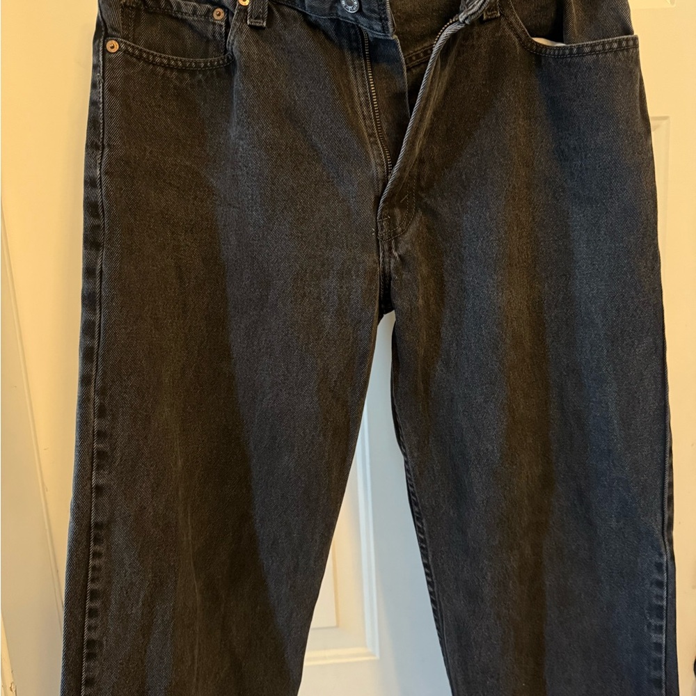 Levi's Men's Dark Gray Relaxed Jeans